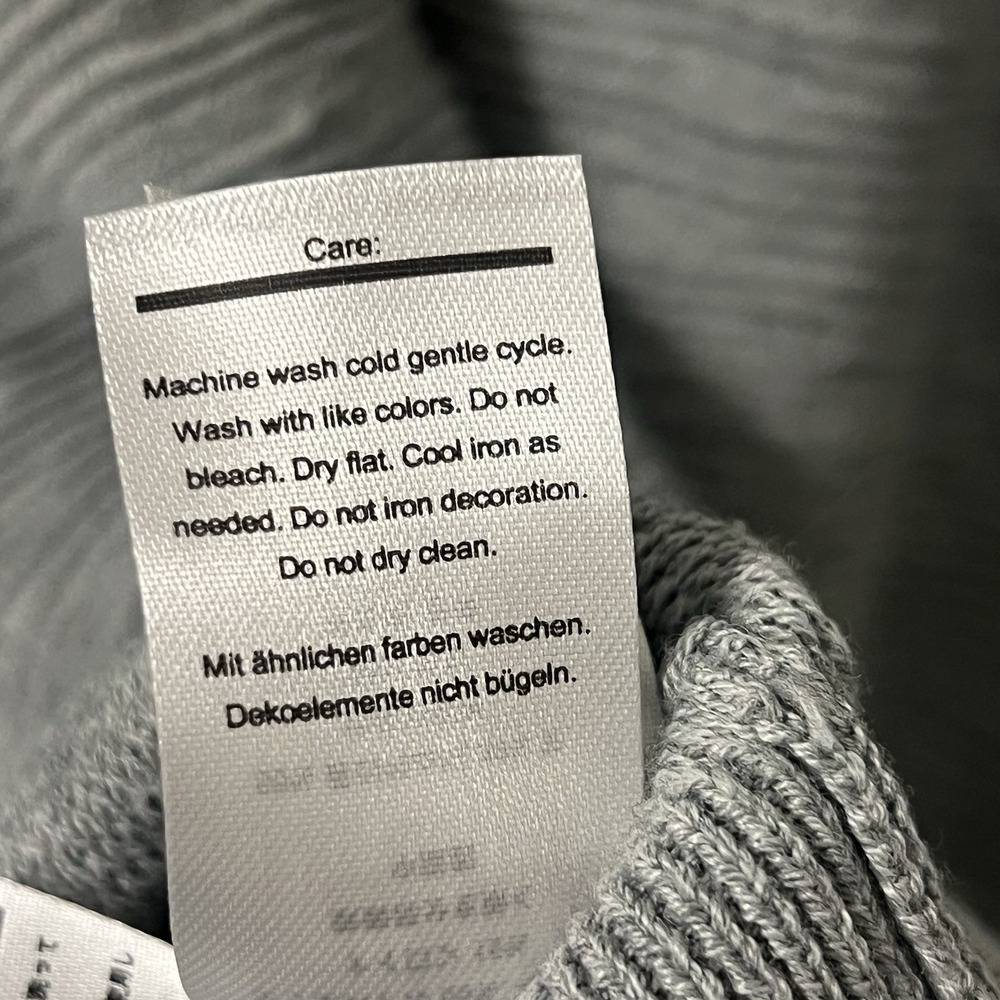 Smartwool Sweater Mens Large Merino Wool Crew Neck Gray Long Sleeve Outdoor READ - Picture 5 of 7
